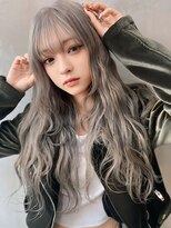 ナンバーウルス 名駅店(N° ulus)&nbsp;【ブリーチ×髪質改善】シルバーグレージュ♪