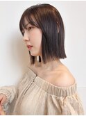 ぱつっと顎下ボブ【SYUK高円寺】mika