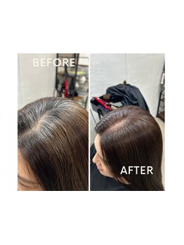 ヘアケアマイスターとしての深い知識と経験で、大人女性の髪の悩みに寄り添います。丁寧なカウンセリング◎