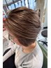 【小林限定】カット＋白髪ぼかしハイライト＋内部補修トリートメント￥19,800