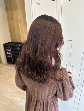 カノエ 岡山店(canoe) 髪質改善×ピンクラベンダー