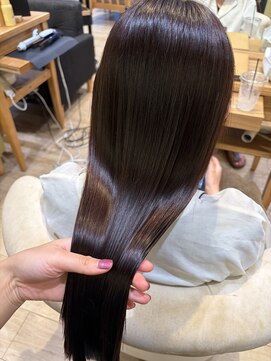 バイオレット 横浜店(Violet) 髪質改善ストレート/チョコレートブラウンカラー（AI-12）