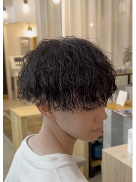 メンズギフト(men's GIFT) 刈り上げツーブロックツイストスパイラルパーマメンズマッシュ