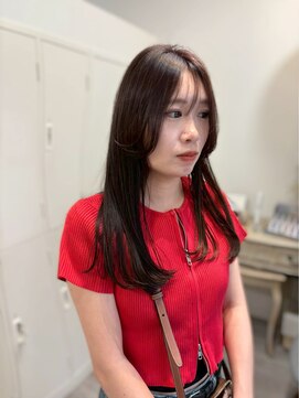 ロッカ(ROCCA) エアリーロング×艶ブラウン