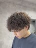 メンズカット＋カラー＋パーマ￥19800