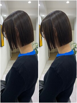 ローリン(Rolling) 【RURI】10代20代/切りっぱなしボブ/グレージュ/福岡天神