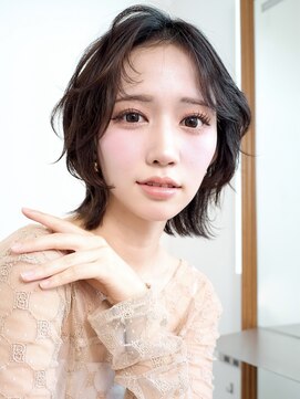 ロンドアンメゾン 原宿(Lond un Maison.) チャコール/オリーブグレー/レイヤーカット小顔顔周り韓国原宿