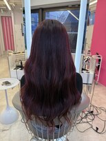 ロサ ファイブヘアー(Rosa..5Hair)&nbsp;ワインレッドロング