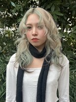 ジーナ 赤羽(XENA)&nbsp;ミルクティーブロンド/顔型別ヘアスタイル特集/シアーミント赤羽