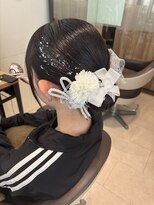 ユニックス アリオ亀有店(UNIX)&nbsp;【ツヤ感たっぷり】タイトシニヨン10代20代ヘアアレンジ