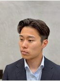 七三アップバング×ビジネスマンショートヘア
