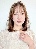 ファナ(fha-na) ☆ミディアム フェイスレイヤーカット 韓国風☆イメチェン