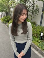 ラナ(LaNA)&nbsp;さらりとまとまる艶ブラウンのレイヤーロング
