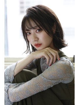 ティメレ 神戸三宮(Timere) ☆アッシュブラウン×フレンチ外ハネボブ☆【Timere 神戸三宮】