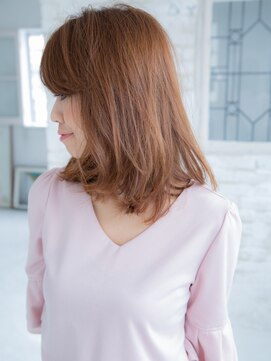 ラ ソール ヘア(La sol HAIR) ミックスカールでモテミディ