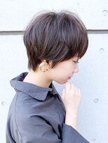 モリオ フロム ロンドン 成増店 小顔マッシュショート_アッシュブラウン,オフィスコンサバ