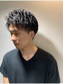 ツーブロックアップバング〈理容室〉メンズ/八重洲/日本橋/床屋