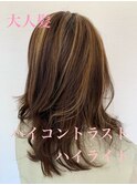 【impres】☆大人髪×コントラストハイライト☆