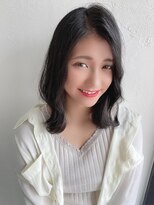 オーロ 池田店(ORO)&nbsp;かきあげくびれミディアムスタイル☆