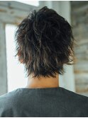 メンズライクなラフパーマ