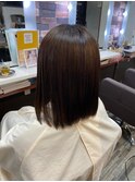 20代30代40代☆大人可愛いナチュラルボブ☆黒髪暗髪☆透明感