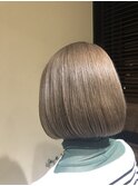 ボブに映える!!スモーキーハニーベージュ