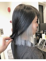 【GiseL】インナーホワイト　インナーカラー/イヤリングカラー