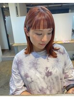 ソイ 下北沢(soi)&nbsp;ロブ　オレンジヘア