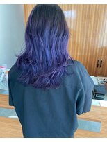 カッツ 駅家店(CUT S)&nbsp;パープルグラデーションカラー〇