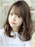 ブルベイエベ◎垢抜けシースルー☆愛されミディアム 新宿代々木