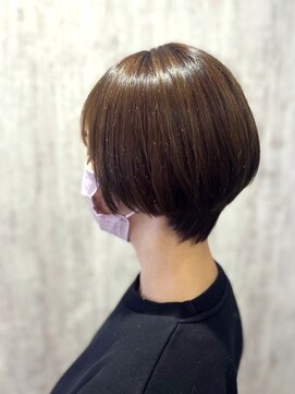 テトテ 門戸厄神店(tetote) 【tetote村山サロンスタイル】ナチュラルグラボブショート