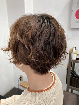 リジョイスヘア(REJOICE hair) 【REJOICE hair】カジュアルパーマ×ショートスタイル