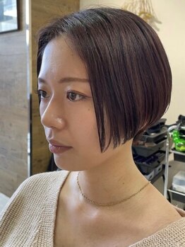 リサヘアーデザイン(RISA HAIR DESIGN)の写真/ショート&ボブstyleの小顔効果と似合わせに自信アリ☆印象を左右する顔周りだからこそmm単位に拘るカット！