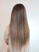 ツムグ 代官山 中目黒(TUMUGU)&nbsp;大人ガーリーチョコレートプリカール脱白髪染めハイライト