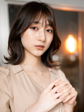 ホロン 池袋(HOLON) 池袋HOLON【外ハネレイヤー/レイヤーボブ/暗めカラー/前髪】