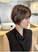 丸みショートボブ