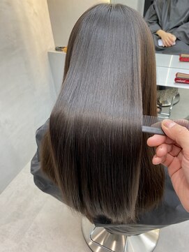 ロンドポレール 北千住(Lond polaire) 髪質改善レブケラトリートメント×オリーブグレージュ