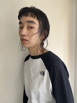 ミディアムパーマ/パーマアレンジ/簡単ヘアアレンジ