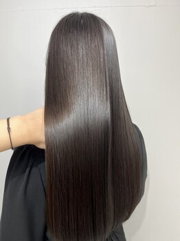 ヘアーアンドビューティーザ エフ(Hair Beauty the F)の写真/プロが厳選した髪質改善トリートメント！思わず触りたくなるような艶髪に★