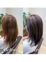 ミラバイケンジ 藤沢(Mira by KENJE)&nbsp;白髪ぼかし　セミディ　シアーカラー　【藤沢　藤沢駅】