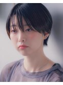 丸み×ハンサムショート