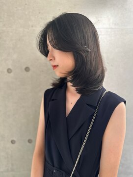 リバレッジ 広尾(Leverage) 大人ワンカールミディアムレイヤー：Keita Hamaguchi