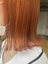 ロイジー(roijir)&nbsp;表参道 roijir × ハイトーンカラー × オレンジカラー