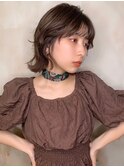 黒髪/クラゲヘアー/オリーブグレー/小顔/ココアベージュ/上尾