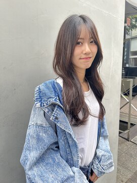 メルバイグラフ 梅田(mel by GRAFF) 「縮毛矯正を活かした艶やかロングスタイルの魅力」