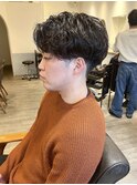 【早坂駆留】韓国マッシュニュアンスパーマ吉祥寺メンズカット