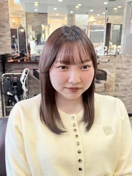 キャラ 池袋本店(CHARA) どの時期でも可愛いマロンベージュカラー*＊