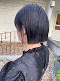 切りっぱなしボブ