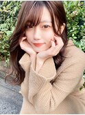 【NEW OPEN】小顔前髪あり後れ毛サイドバングメルティカラー