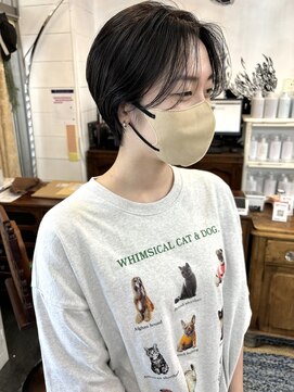 ロマーリ(LOMARLIE) 30代40代50代ショートレイヤー白髪ぼかしハイライト脱白髪染め